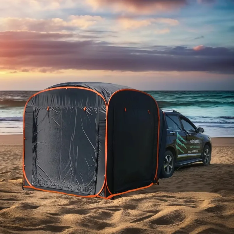 Automatic SUV Pop-Up Tent Designed for Car Extended Back Door with Capacity for 3-4 Campers