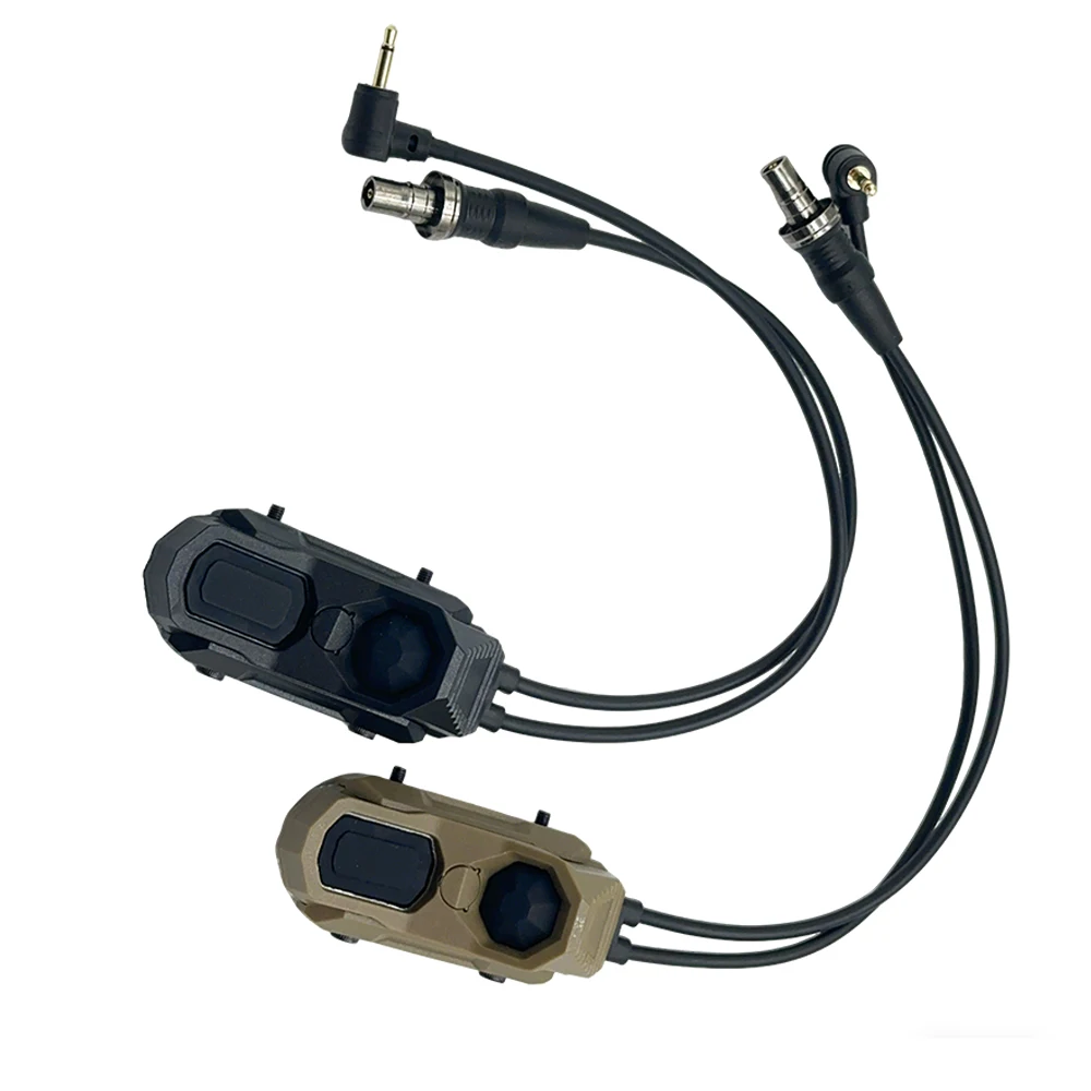 Button Remote Pressure Switch, Dual Function Light Switch with SF/2.5 Plug Fit for 20mm Picatinny Mlok Keymod Rail