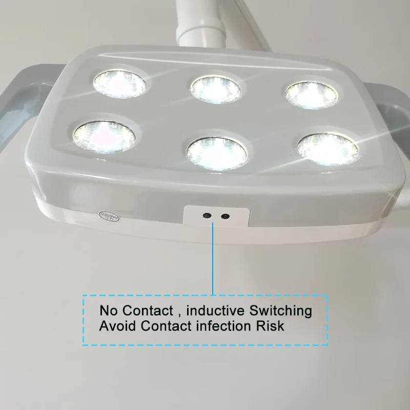 6LED Dental LED Lamp Oral Light For Dentistry Operation Light Chair Inductive Infrared Spotlight Oral Care Teeth Whitening Tool