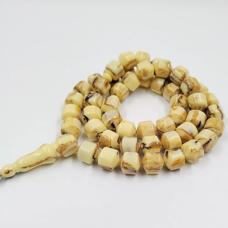 Tasbih yellow Baklat Muslim man prayer bead 33 51 99 100 beads islamic fashion bracelet  Arabian Jewelry Misbaha