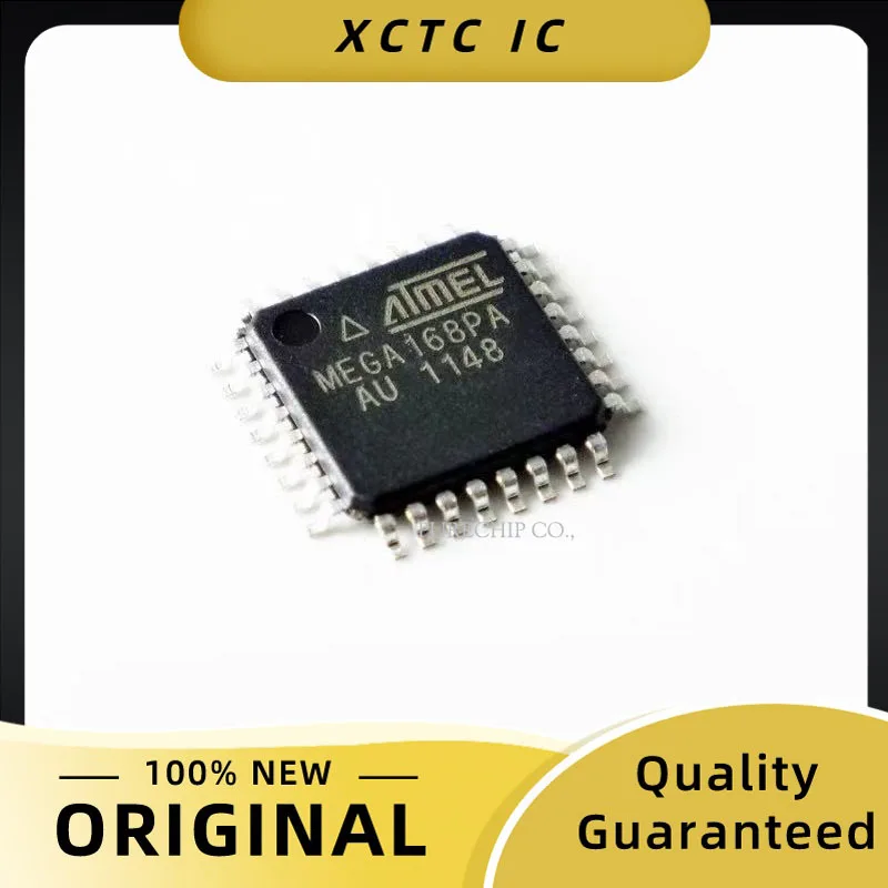 ATMEGA168PB 100% Original Chip ATMEGA168PB-AU QFP-32 8-bit Microcontrollers MCU 16KB 512B 1KB 20 MHZ TQFP GRN