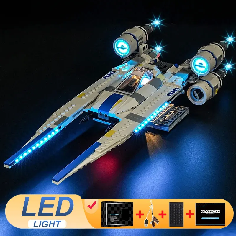 

LED Light Kit For LEGO Rebel U-wing Starfighter 75399 Lanp DIY Toy Gift (Not Include Building Block Bricks Sets Model)
