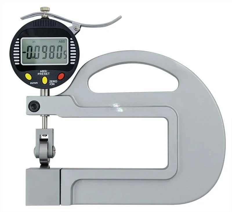 High Quality Digital Micron Thickness Gauge With Roller Insert Measuring Tool 0.001mm