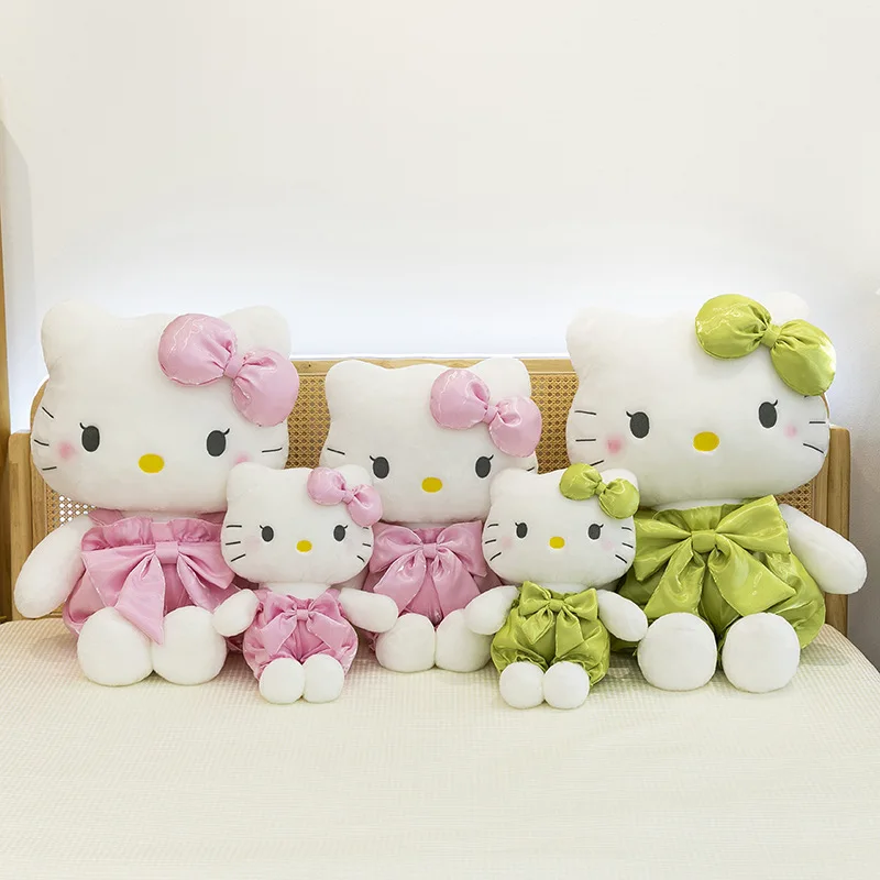 

Kawaii Hello Kitty плюшевая игрушка аниме Sanrio мягкая кукла для детей подарок на день рождения и Рождество милая игрушка-подушка для девочек идеально подходит как приз