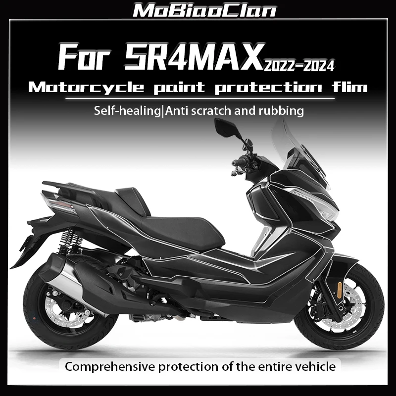 For VOGE SR4 MAX 2022 2023 2024 Motorcycle Invisible Coat Film Scratch Resistant And Waterproof Modification Film Accessories
