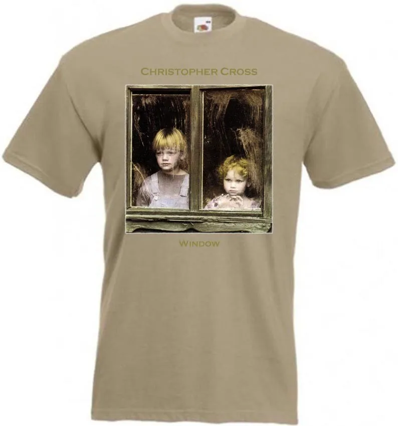 Christopher Cross Window v7 T shirt khaki all sizes S-5XL