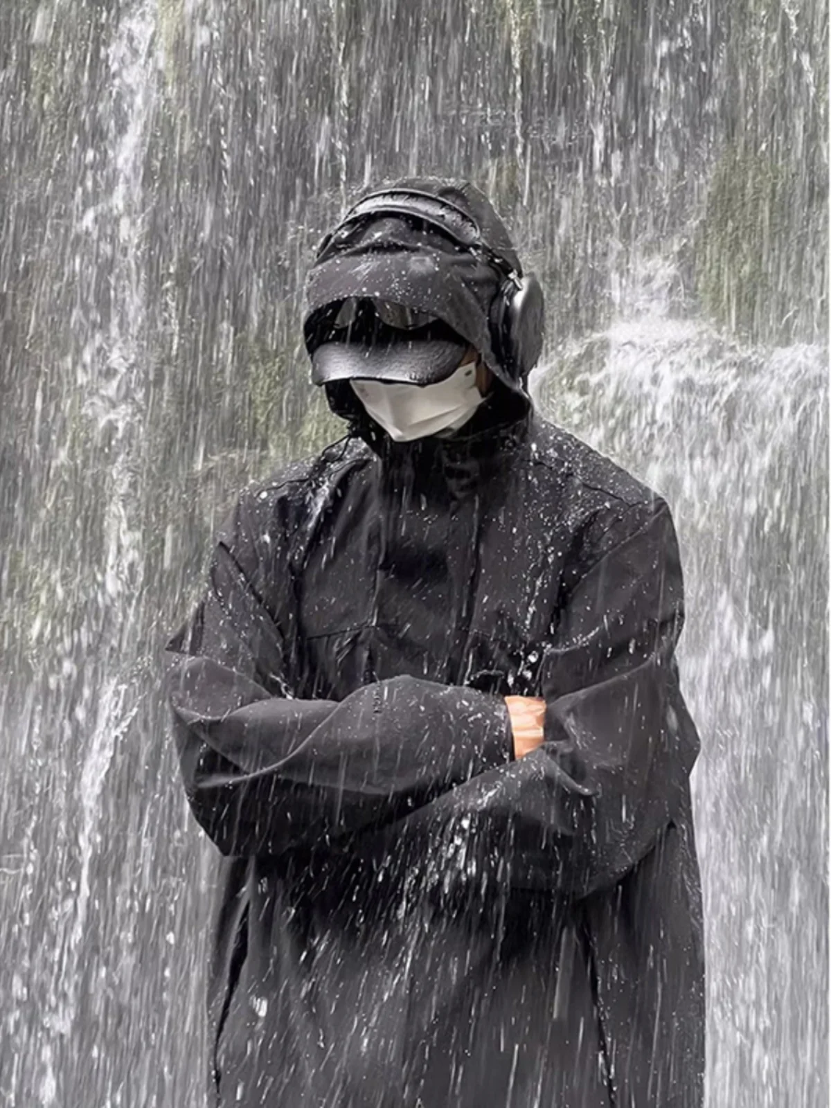 

Водонепроницаемая мужская куртка для лета и активного отдыха, функциональная, для путешествий, защиты от дождя, для альпинизма, свободного кроя, из полиэстера и нейлона