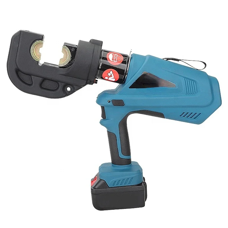 

EZ-400 battery powered wire power hydraulic crimping tool for terminal with OLED