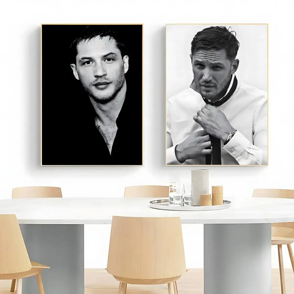 Rugged Intense T-Tom Hardy Cinematic Character Study Portrait Poster Wall Art Print Decorative Mural Home Decor Gift Unframed