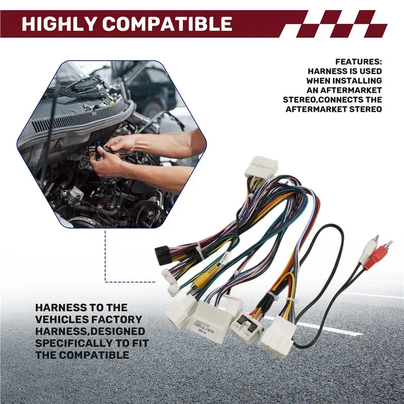 Canbus Box Decoding Function 16 Pin Car Wiring Harness Adapter Power Cable For Android Radio For Nissan Murano Z50 2003-2007