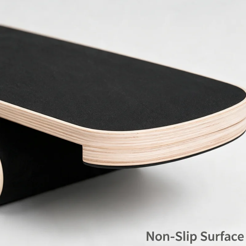 Balance Board with Roller, Core Strength & Stability Trainer for Yoga Fitness Home Gym, Non-Slip Surface Exercise Equipment