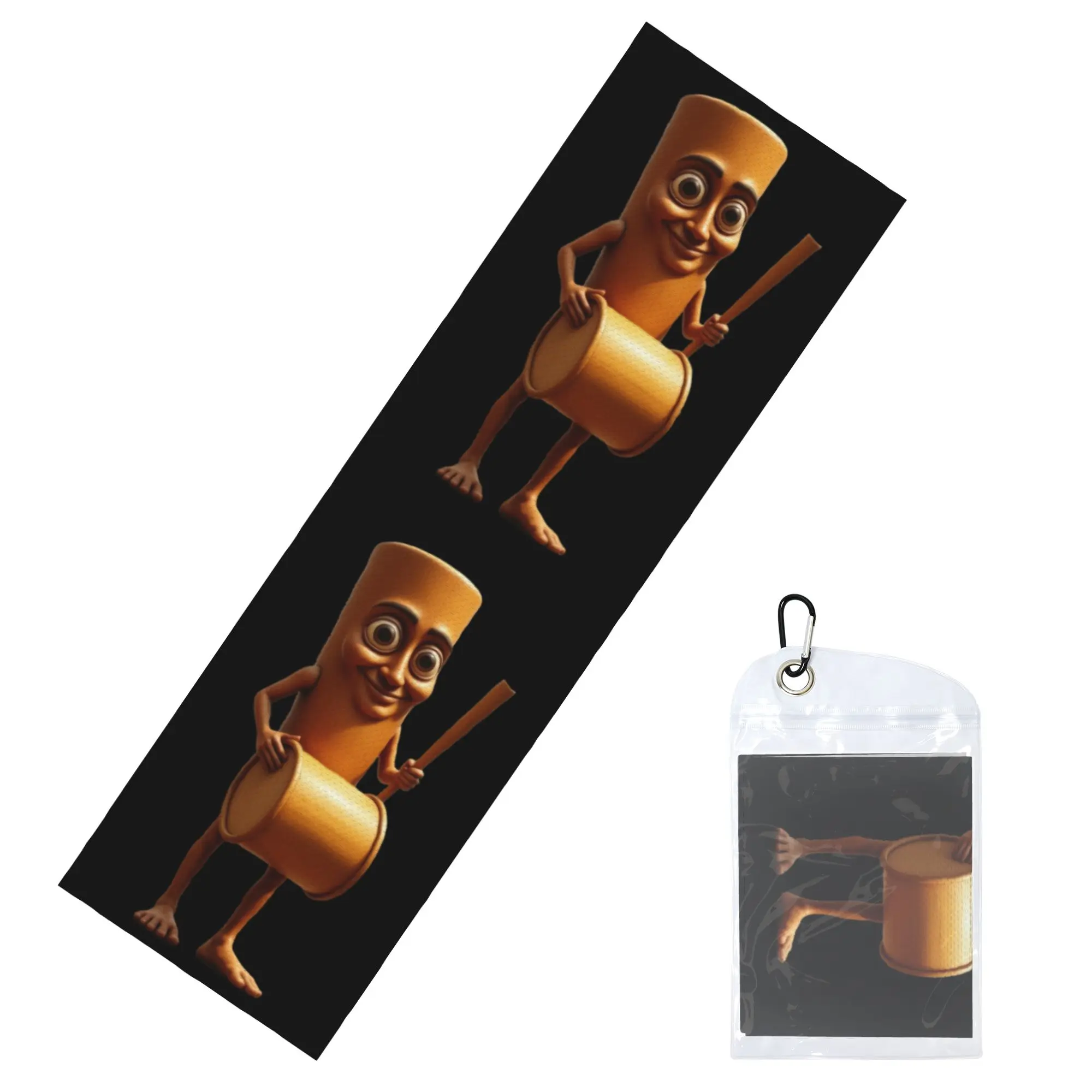 Tung Tung Tung Sahur Towel Quick Drying Funny Meme Italian Brainrot Super Soft  Fitness and Outdoor Activities Towels