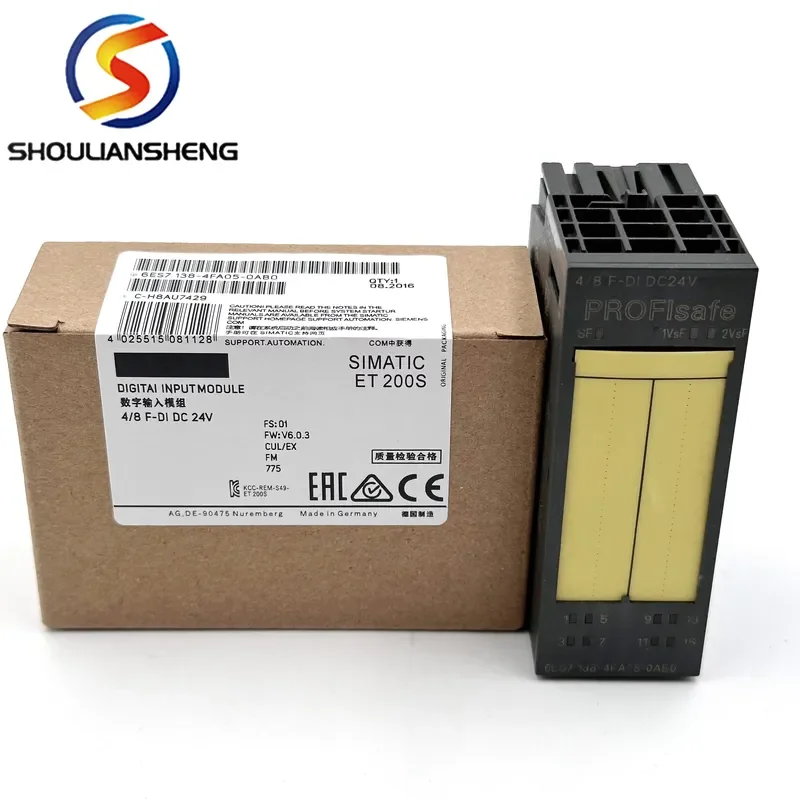 Gold Seller Original 6ES7 138-4FA05-0AB0 PLC Controller 8 I/O 220V/110V/240V for Industrial Control PLC Programming
