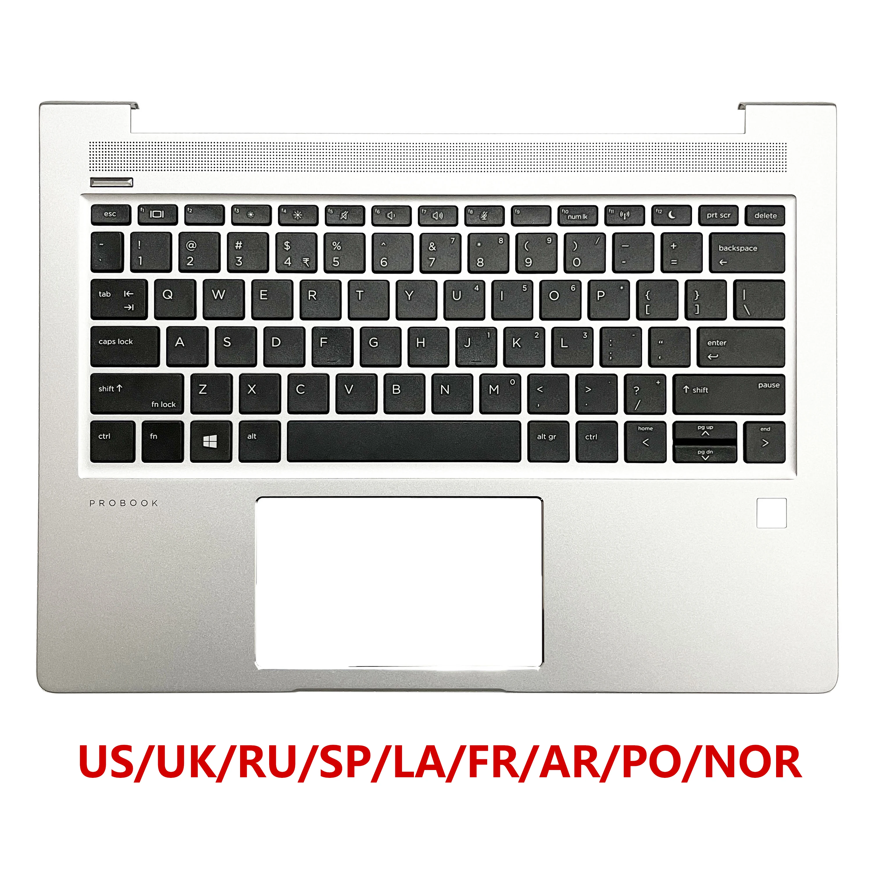 

New Original US/RU/LA/SP Keyboard For HP Probook 430 G6 430 G7 ZHAN 66 13 G2 Laptop Palmrest Top Upper Lid L44548-001 L44547-001