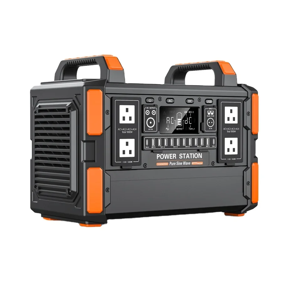 1200W Energy Storage Emergency Outdoor Power Supply Portable Camping 220V Household Emergency Mobile Power Supply