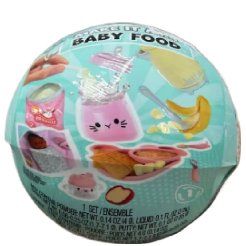 دمية مفاجأة جديدة MGA Miniverse Make It Mini Real BABY FOOD DIY لعبة كروية صنع هدية عيد للفتيات #4