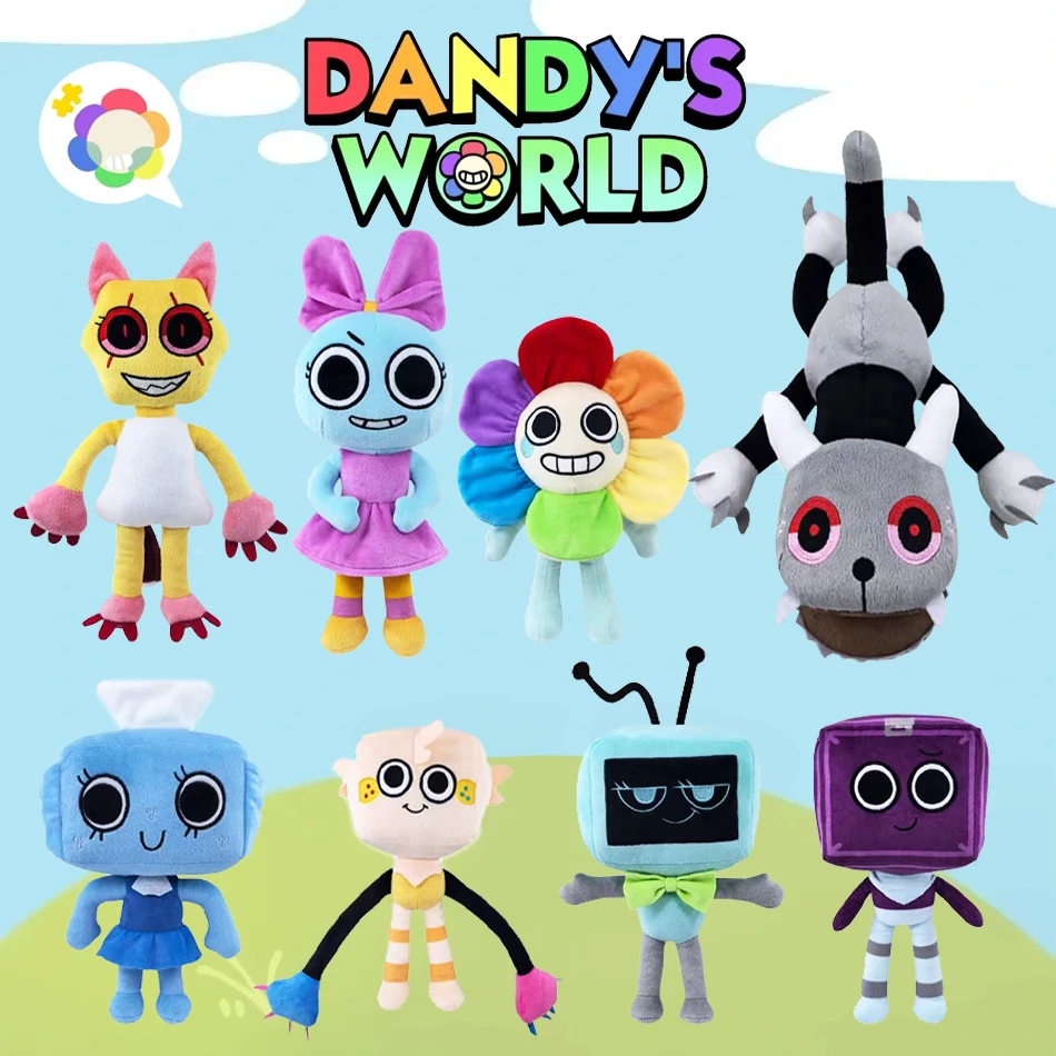 

30 см Dandy's World, плюшевая милая кукла Dandy World, мягкая игра ужасов, гоob, галька, плюшевая мягкая подушка, кукла, каваи, декор комнаты, игрушки