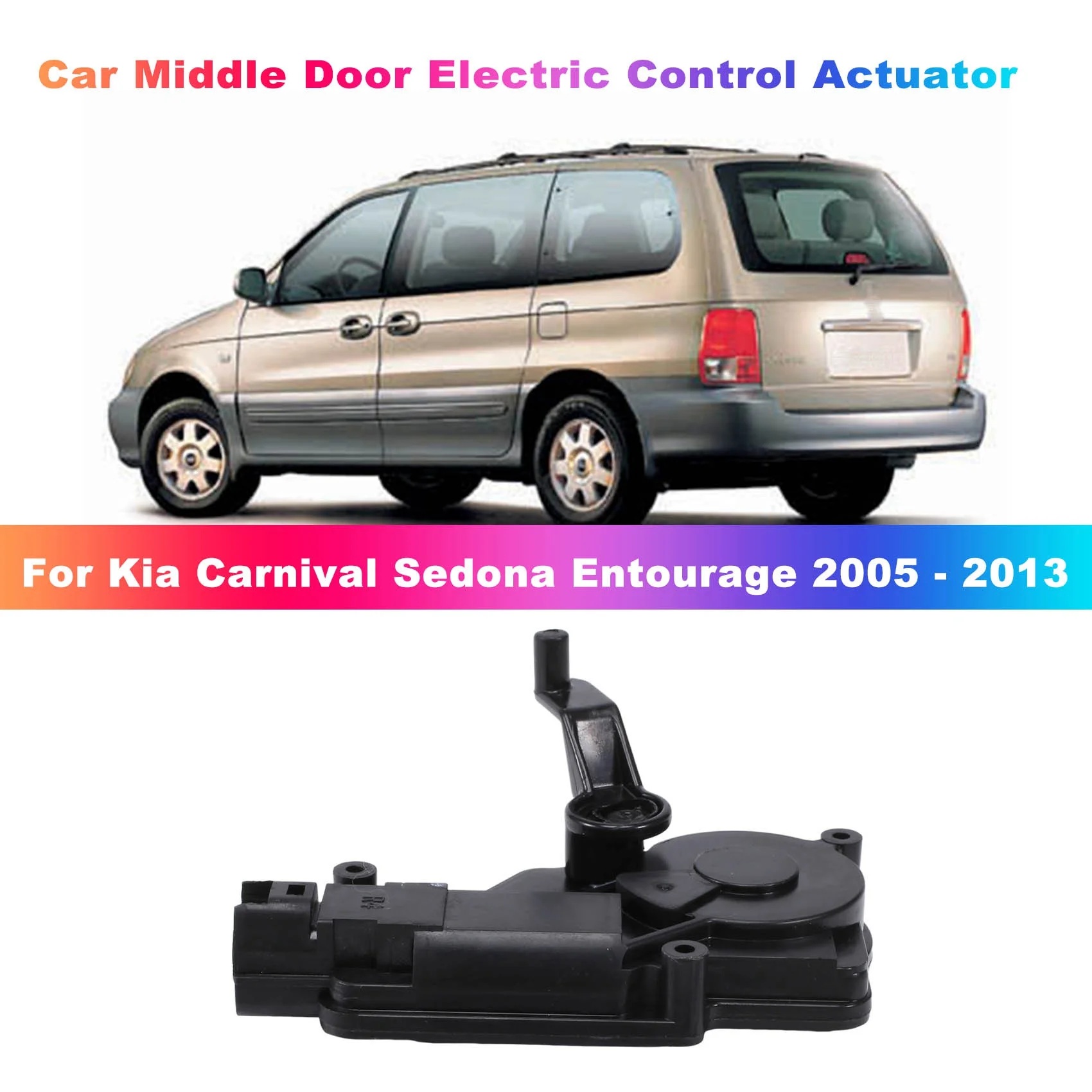 Middle Door Electric Control Actuator Side Sliding Door Servo Motor for Kia Carnival Sedona Entourage 2005-2013,Left