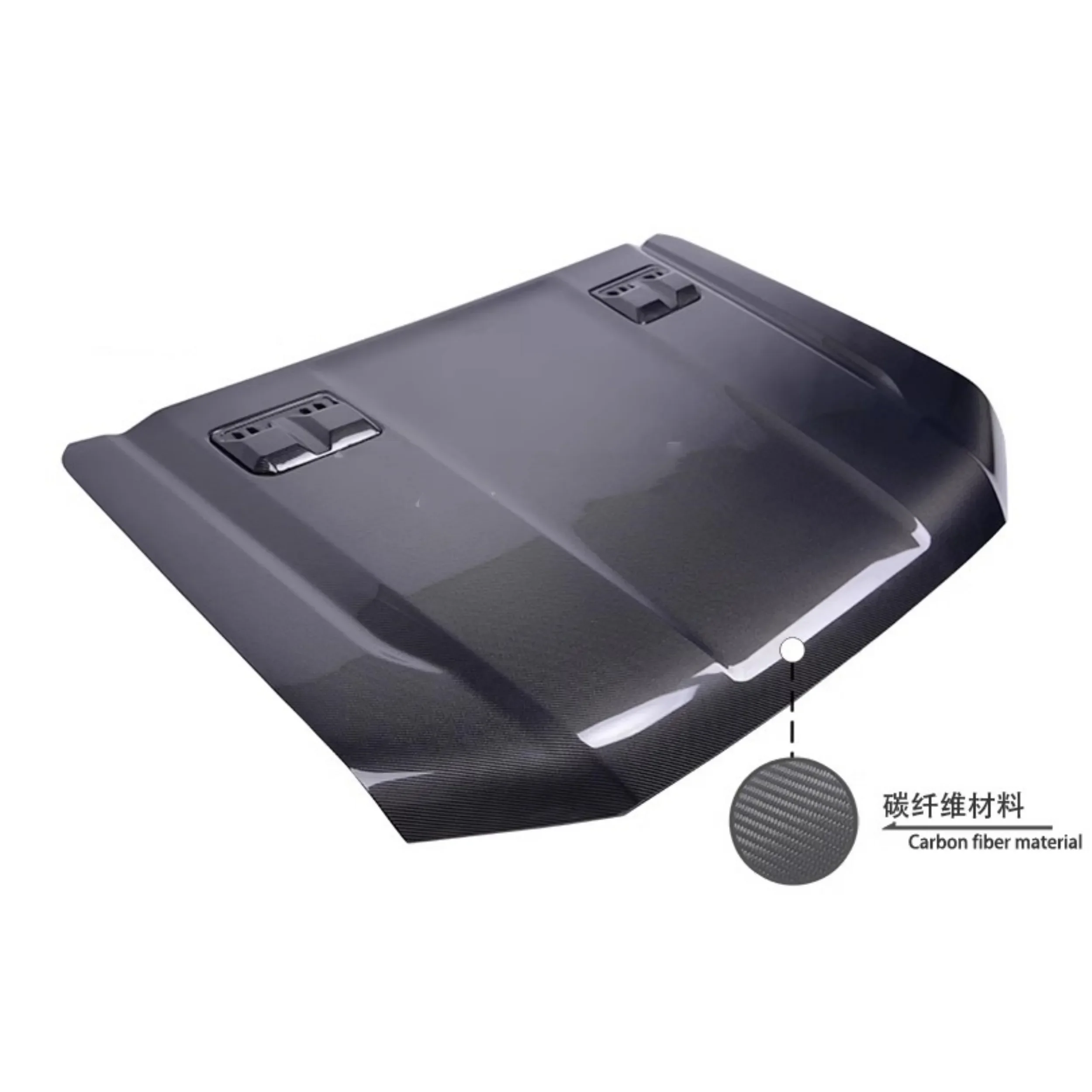 

Carbon Fiber Body Kit Engine Hood Engine Cover Assembly For Ford Ranger Modified New Style Auto Accessories