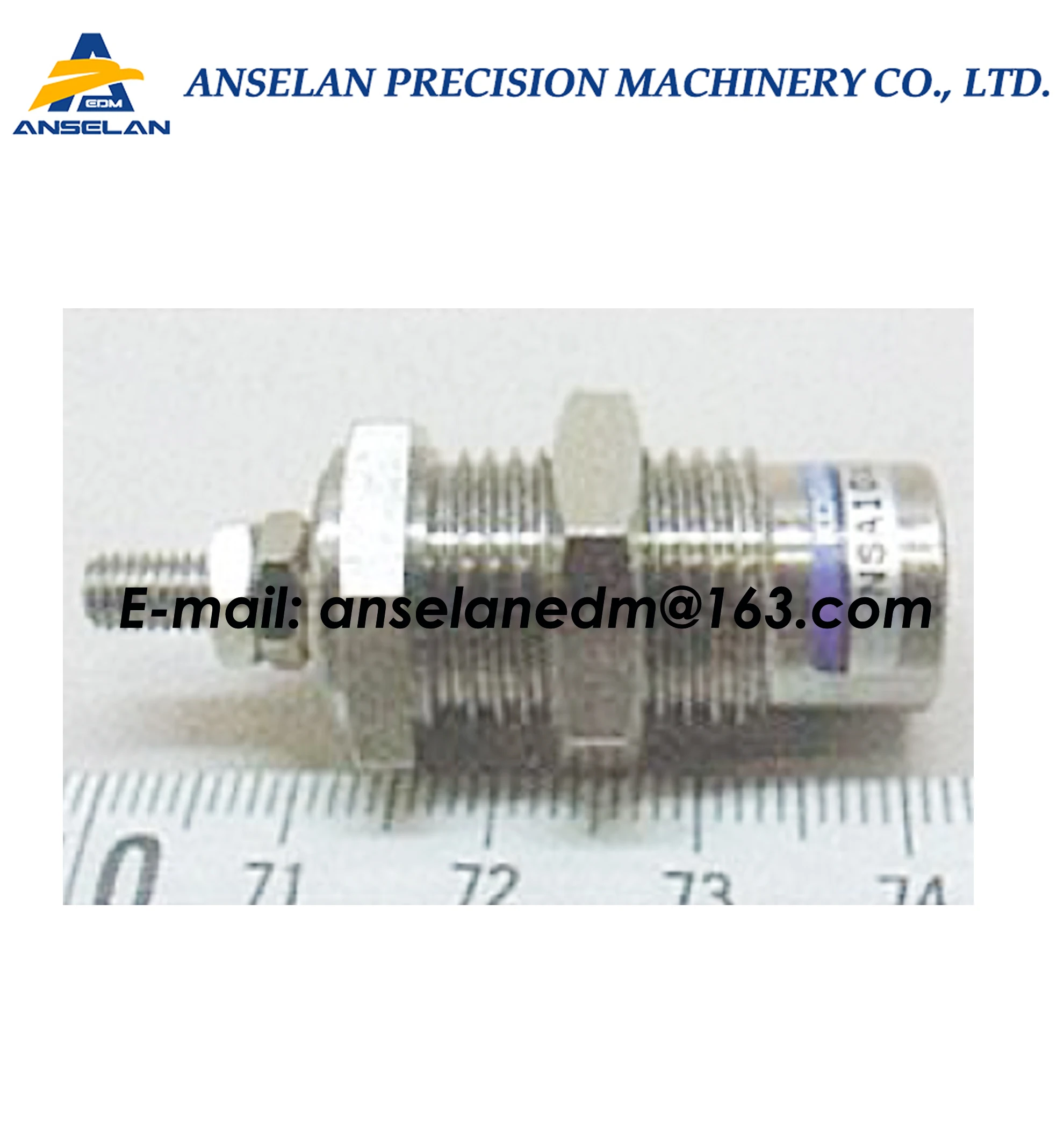 

S663N118P25 EDM Air Cylinder D10x10Lmm S663.N118.P25, 34.004.016, 221000021 for DWC-FA-P,FA-V series machines S663-N1