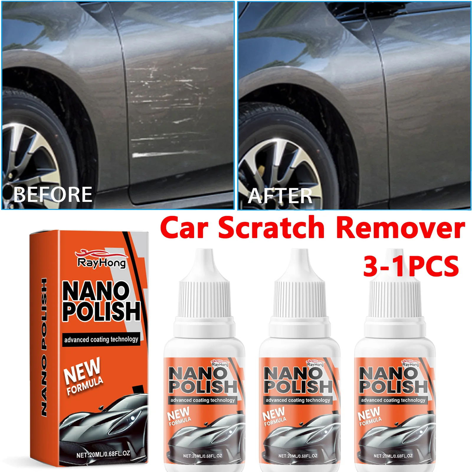 

Автомобильный нано-лак для удаления царапин, автокраска, восстановитель царапин, полировка воска, инструмент для ухода, автомобильные аксессуары