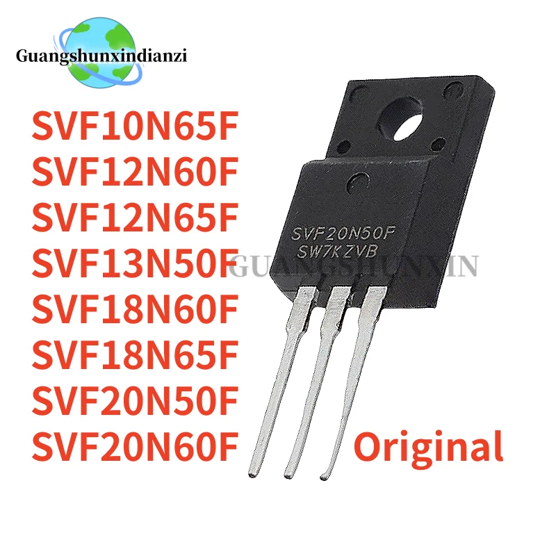 10PCS New Original SVF10N65F SVF12N60F SVF12N65F SVF13N50F SVF18N60F SVF18N65F SVF20N50F SVF20N60F TO-220F Best Quality In Stock
