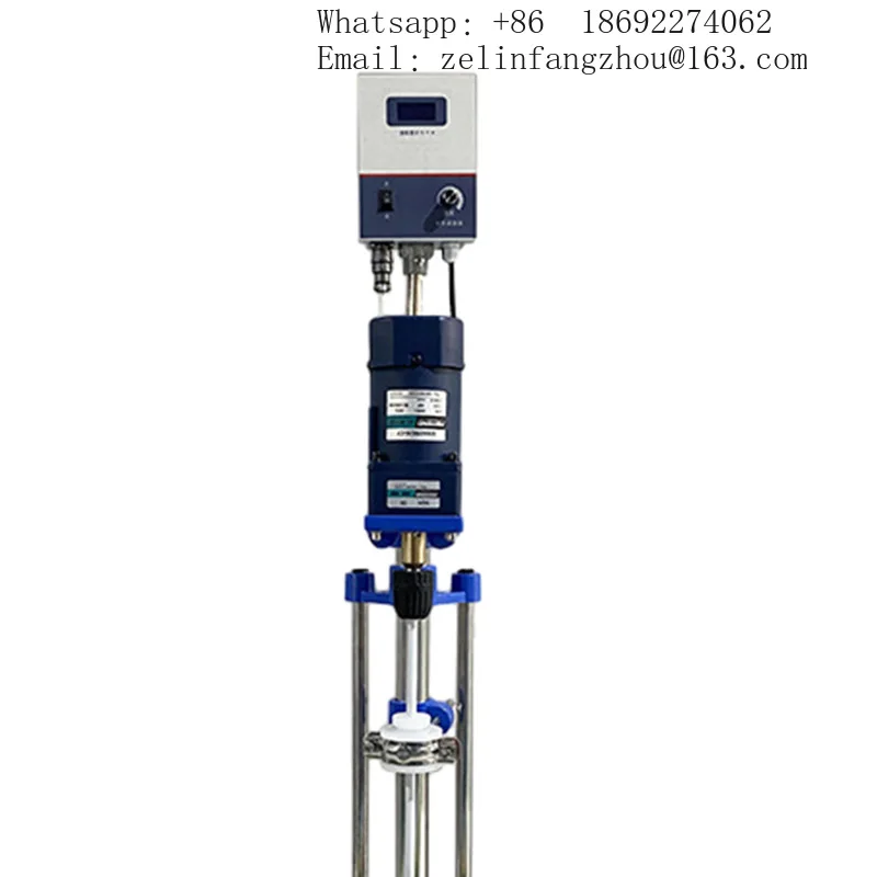 Lab Digital Display Electric Motor Stirrer Mixer Constant Speed Underwater Vertical Configuration Heavy Duty Pro Unit