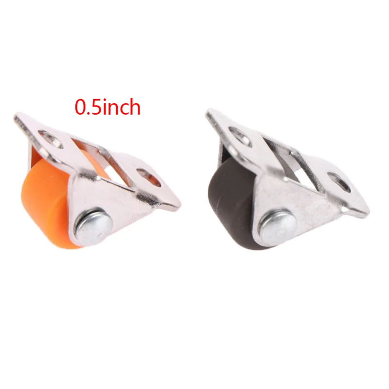 Straight Wheel Directional Casters Rubber Silent Hardware Storage Box Concealed Furniture Coffee Machine Tray Casters