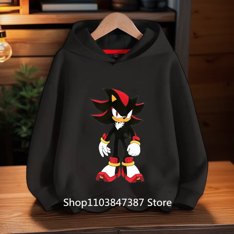Vêtements pour enfants bébé garçon vêtements Sonic sweats à capuche enfants automne dessin animé Super Sonic garçons sweats à capuche Costume