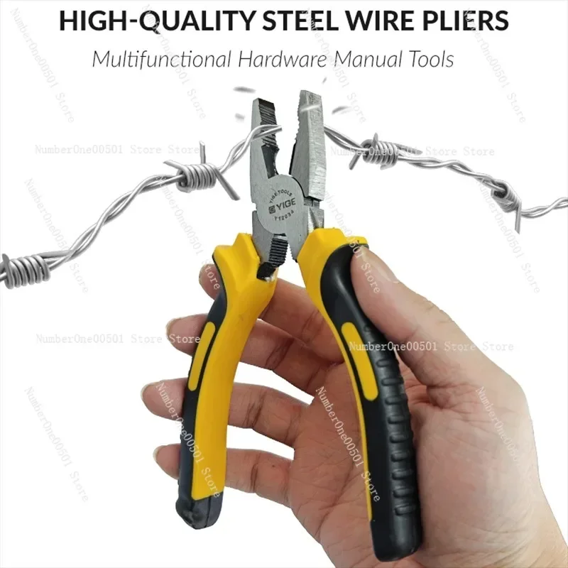 6 Inches American Style Multifunctional Wire-cutter Industrial Grade Household Repair Japanese Wire breaking Plier clamping tool