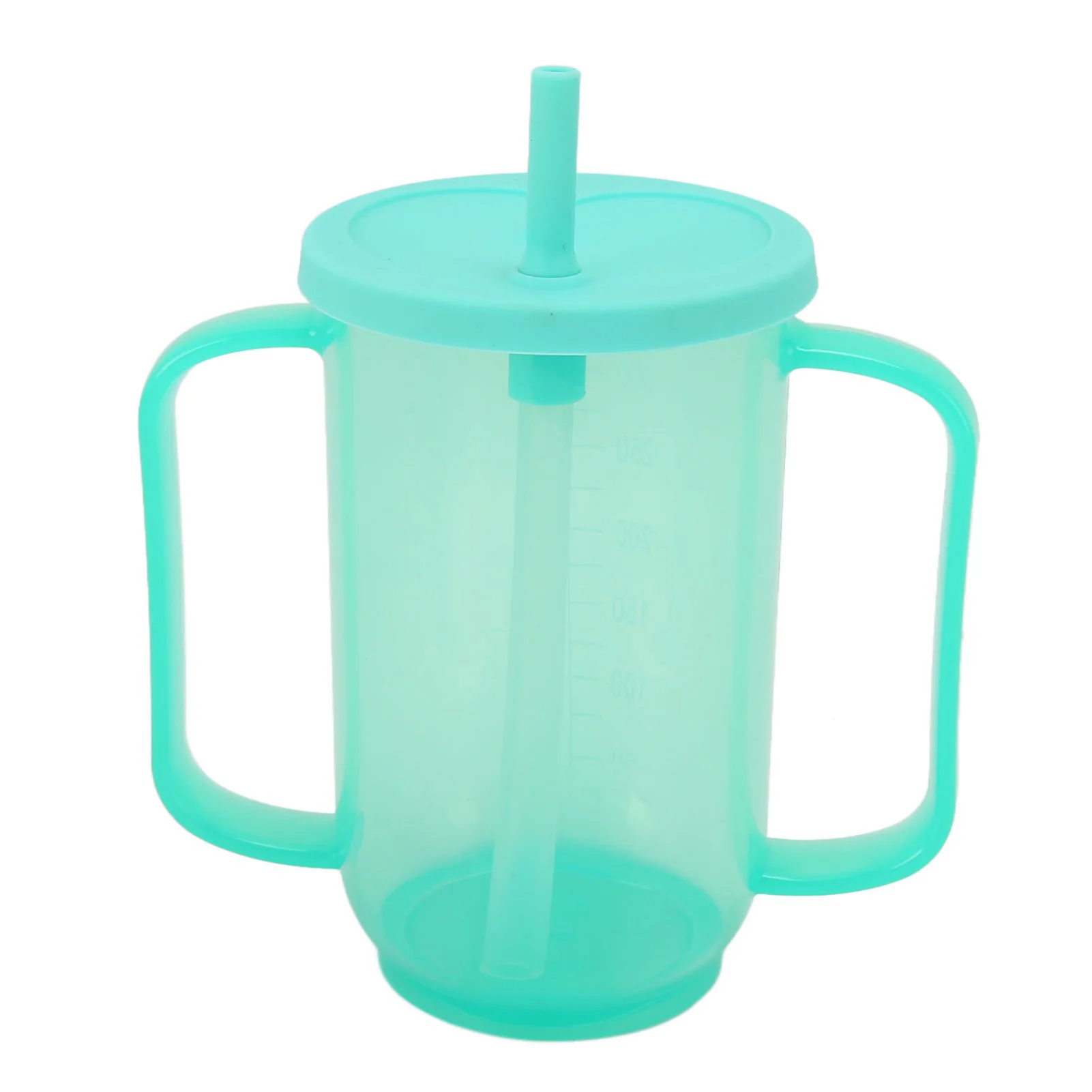 Convalescent Feeding Cup Adult Sippy Cup Portable Spillproof 2 Handles Easy To Use 350ML Heat Resistant for Disabled Patients