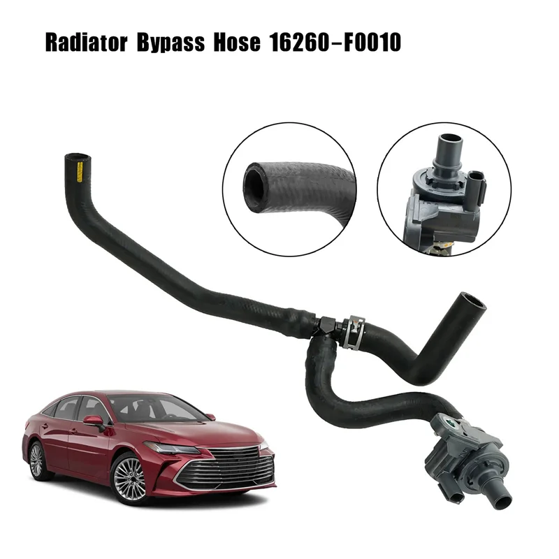 Classy-Car Radiator Bypass Hose Assembly 16260-F0010 For Toyota Camry Avalon RAV4 Lexus ES3 2018-2023 Bypass Pipe Tube Rubber