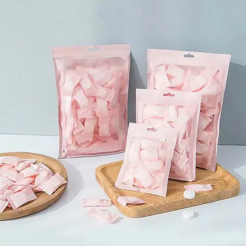 야외 세안 도구 촉촉한 조직 면화 압축 수건 압축 페이스 타올 물 젖은 물티슈 일회용 수건