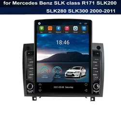 Android 13 For Benz SLK class R171 SLK200 SLK280 SLK300 2000-2011 Tesla Type Car Radio Multimedia Video Player Navigation GPS