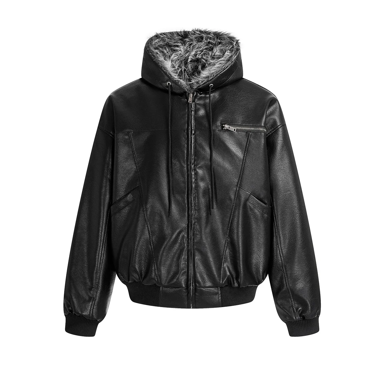 

Spirit American Retro Sle Pilot Jaet with Fur Collar Thiened Cotton Coat Cool And Haome Men's Clothing