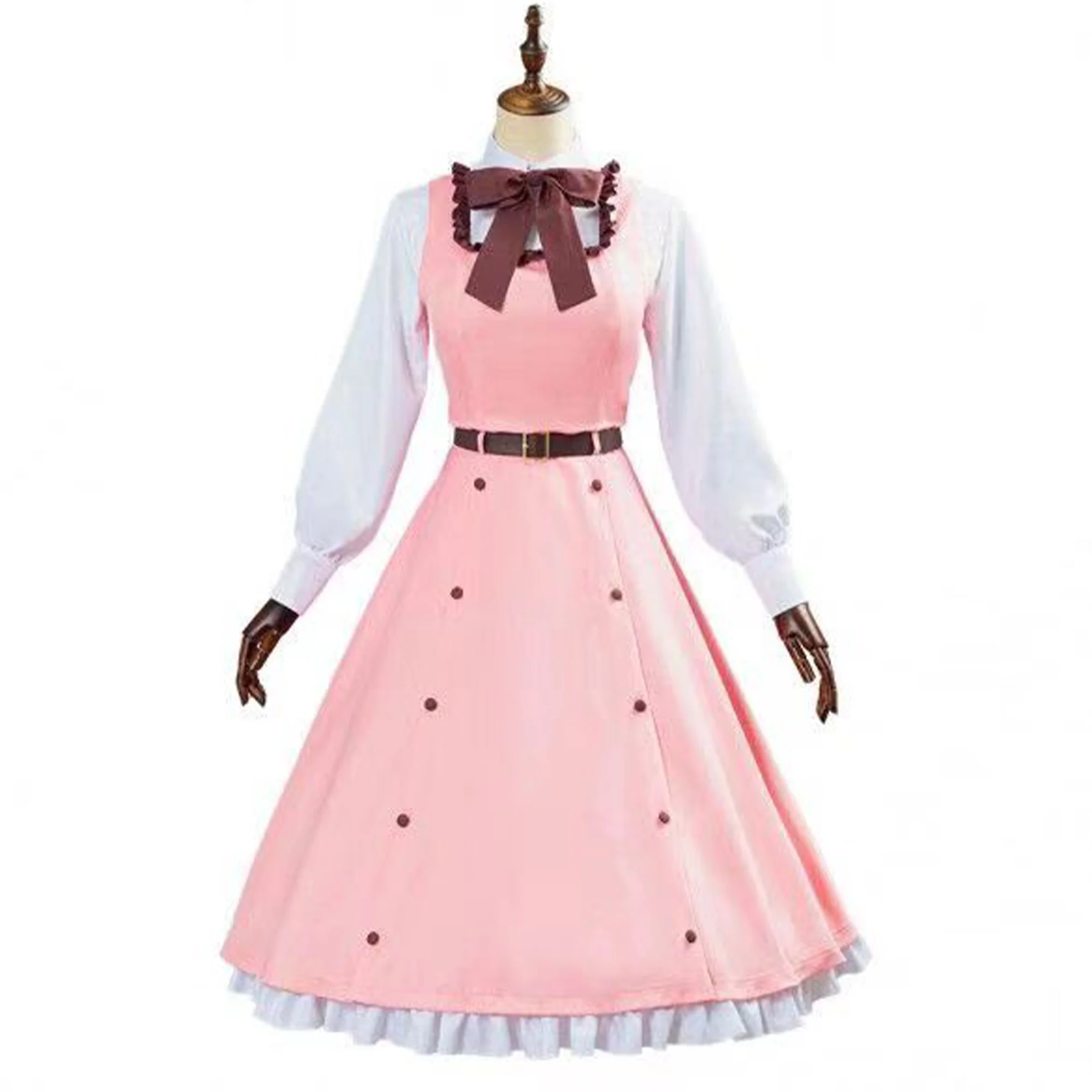 Costume de Cosplay de Dessin Animé Maria Campbell, Uniforme de ix, Ensemble Complet, Robe Lolita Mignonne Trempée, pour Femme