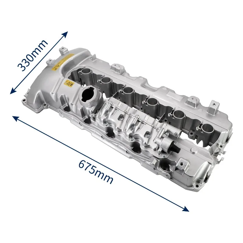 11127565284 N54 Aluminum Engine Valve Cover for BMW 135i 335i 335xi 335is 535i xDrive 740i X6 Z4 E88 E82 E90 E91 E92 E93 3.0L view 4