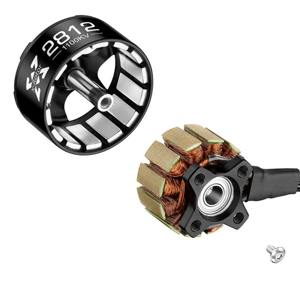 HOBBYWING Xrotor 2807/2812 900/1100/1300KV 4-6S 1500KV 4-5S / 1700KV 3-4S black Brushless Motors for FPV Racing Drone