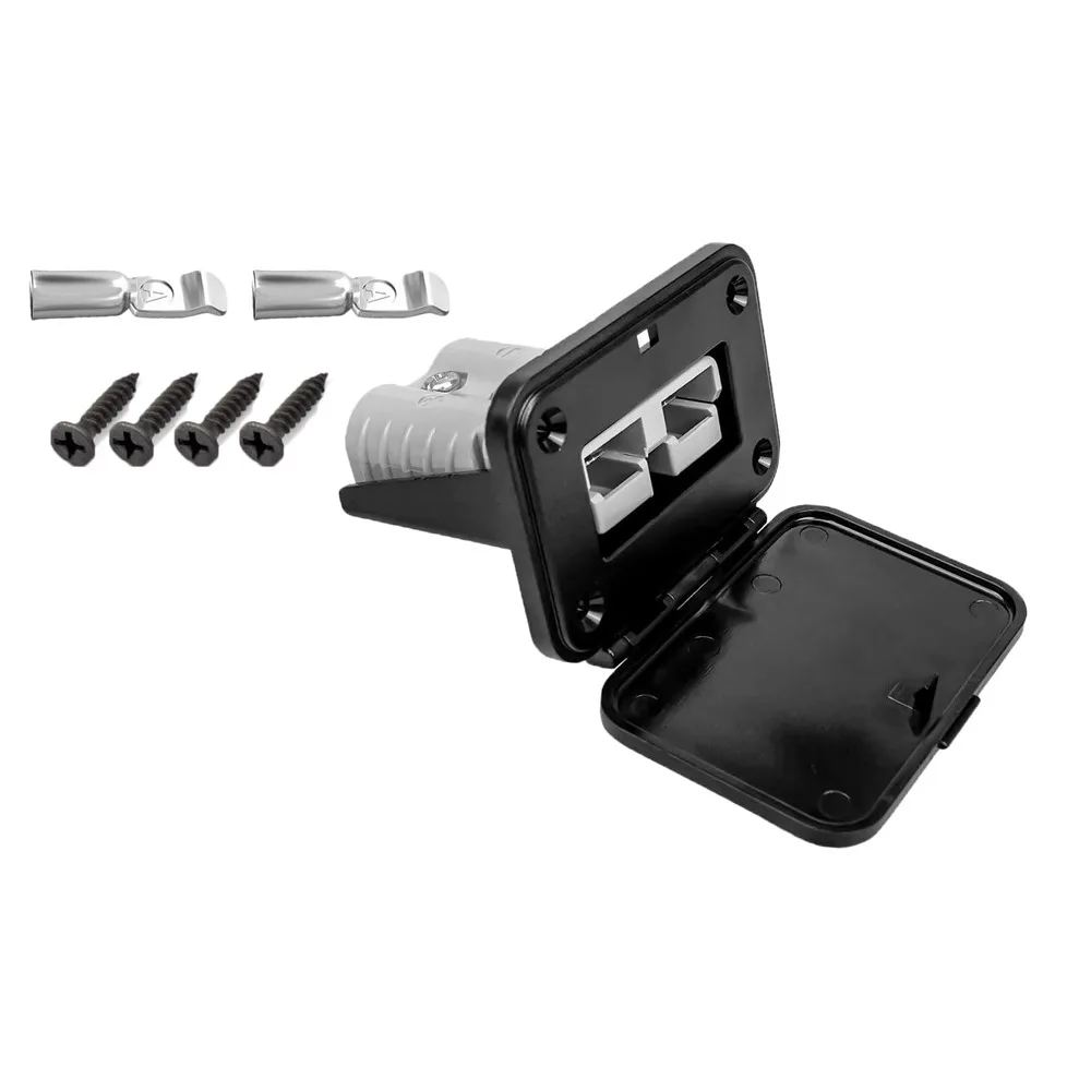 

50A Battery Connector Fireproof Waterproof Plug Mount Panel Quick Disconnect Flush Mount Bracket for Anderson SB50 Series