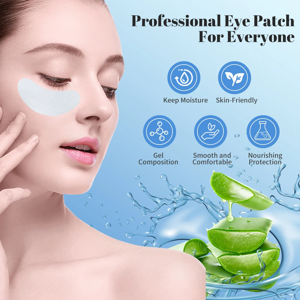 200/300/400 Pairs Hydrogel Eyelash Patches Lash Lift Makeup Gel Under Eye Pads Patches for Extension Eyelash Extension Patch