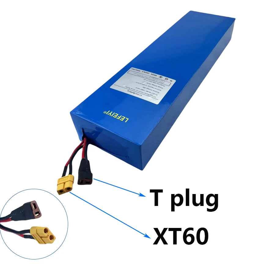 Lithium ion battery 13S4P 48V 12800mAh 54.6V built-in BMS scooter battery rechargeable battery