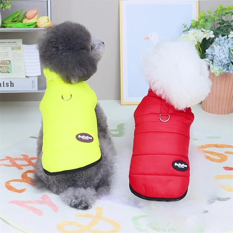 

Winter Dog Harness Vest Coat Jacket Cat Puppy Outfit Apparel Small Dog Clothes Costumes Poodle Yorkie Pomeranian Pet Clothing