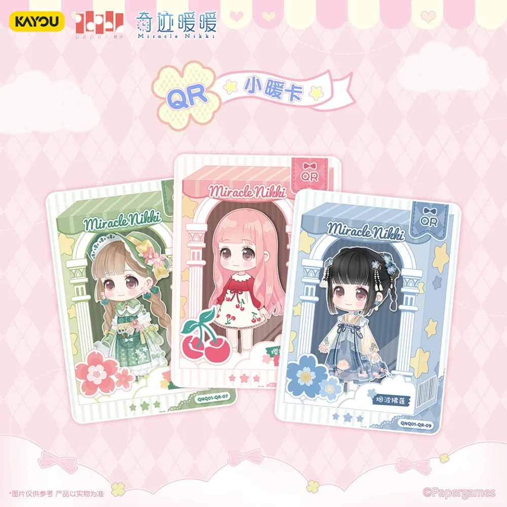 KAYOU Genuino Miracle Nikki Collezione di carte High Score Dress Up Giocatori di giochi Protagonista preferito Carta rara Ragazza Cherish Regali