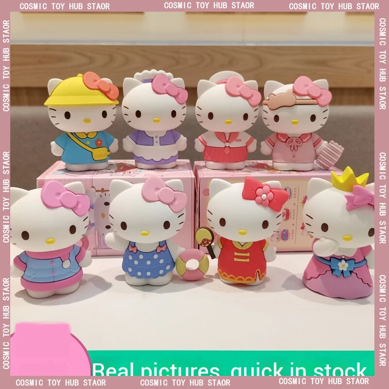 

Hot New Popular Toy Figurines Cute Kitty Cat Desktop Ornaments Blind Box Collection Gift For Children'S Girlfriends' Birthdays