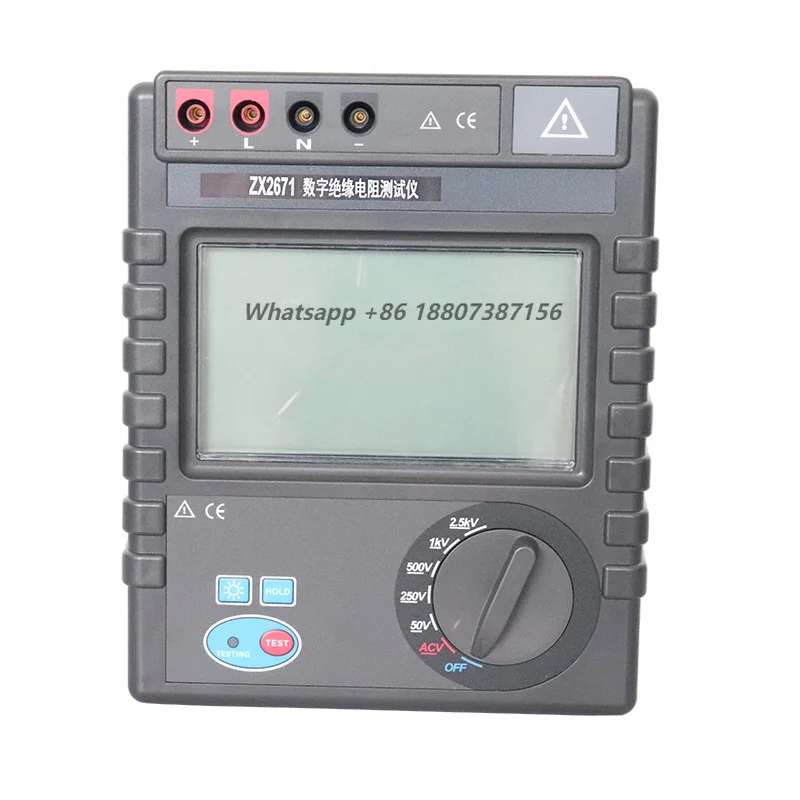 Series 5000V Industrial Digital Megohmmeter Heavy Duty Insulation Diagnostic Tool for Power Transformers & HV Cables Maintenance