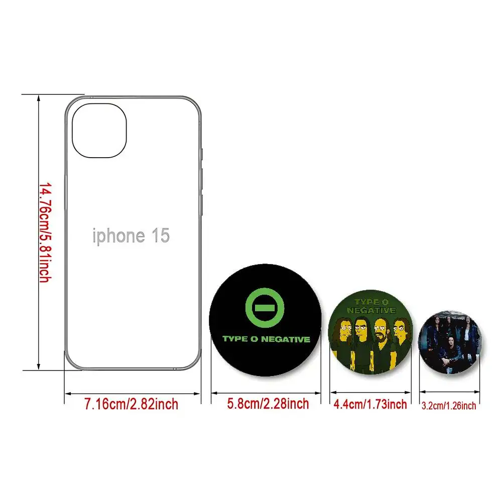 Type O N-NegativeS Cool Badges Fashion New Hip Hop Versatile Round Metal Badge Cartoon Pin Gift Wholesale