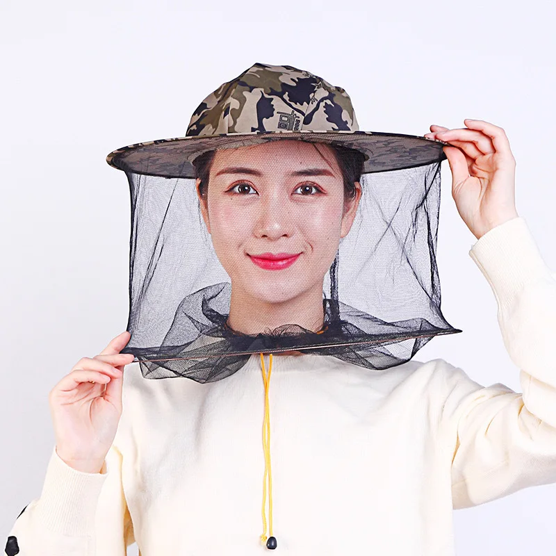 

Beekeeping Veil Hat Denim Beekeeping Hat Bee Protective Clothing Hat Sun - Protection Face Mask
