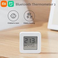 Xiaomi Mijia Bluetooth Thermometer 2 Wireless Smart LED Digital Hygrometer Thermometer Temperature Sensor Work With Mijia APP