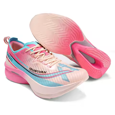 IRUNSVAN  Shadow Wing 2.0 Marathon Sports Running Shoes Lightweight Athletic Nonskid Professional Full Palm Carbon Plate Sneaker