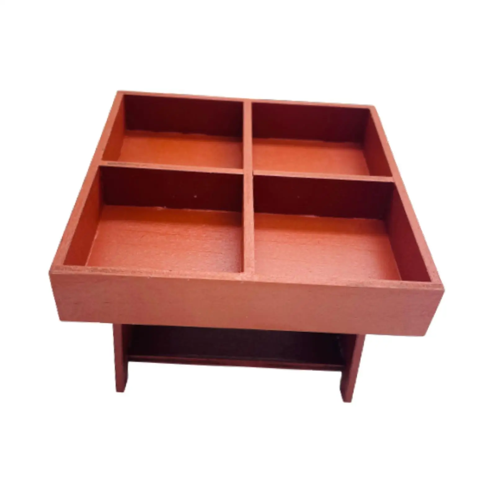 Dollhouse Accessories Wooden Fruit Vegetable Display Rack 1 12 Scale Miniature Food Stand for Toy Grocery Store Kids Gift